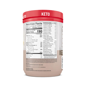On-the-go meal replacement idea with SlimFast Keto Vanilla Cake Batter