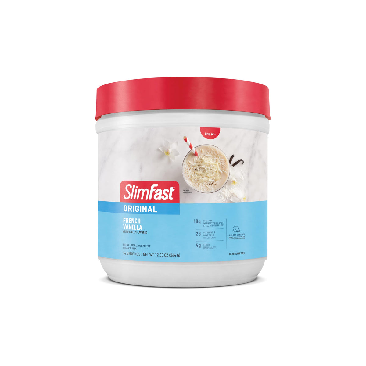 SlimFast Original French Vanilla on-the-go shaker for busy days