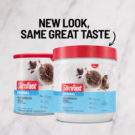 SlimFast three-pack packaging displayed for value and planning.