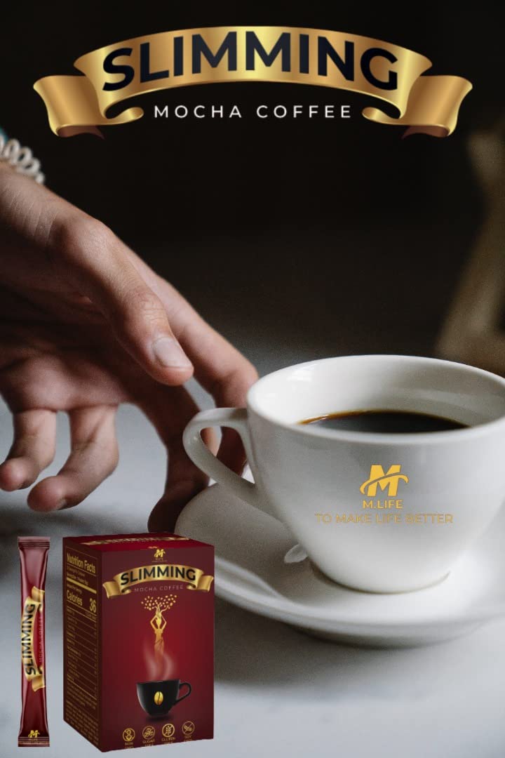 Slimming Mocha Coffee beans blend of Arabica and Robusta delivering rich mocha flavor.