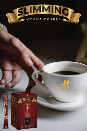 Slimming Mocha Coffee beans blend of Arabica and Robusta delivering rich mocha flavor.