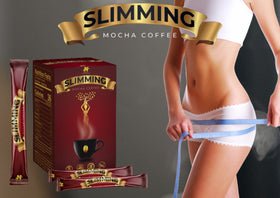 Slimming Mocha Coffee brew in a mug, energizing start to the day.