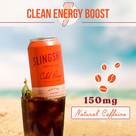 SLINGSHOT COFFEE unopened cans stored for up to one year