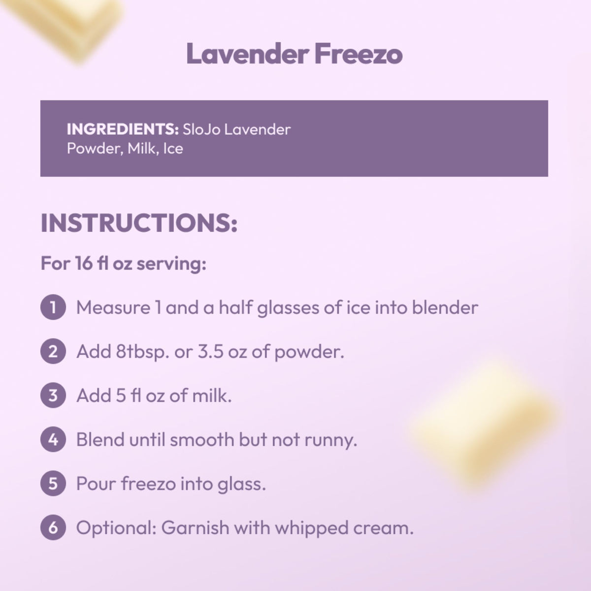 Barista-style latte with SLO-JO lavender chocolate for cafe-quality mornings