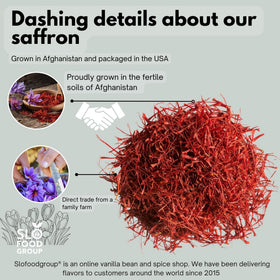 Slofoodgroup negin grade saffron 7g for vivid color and aroma.