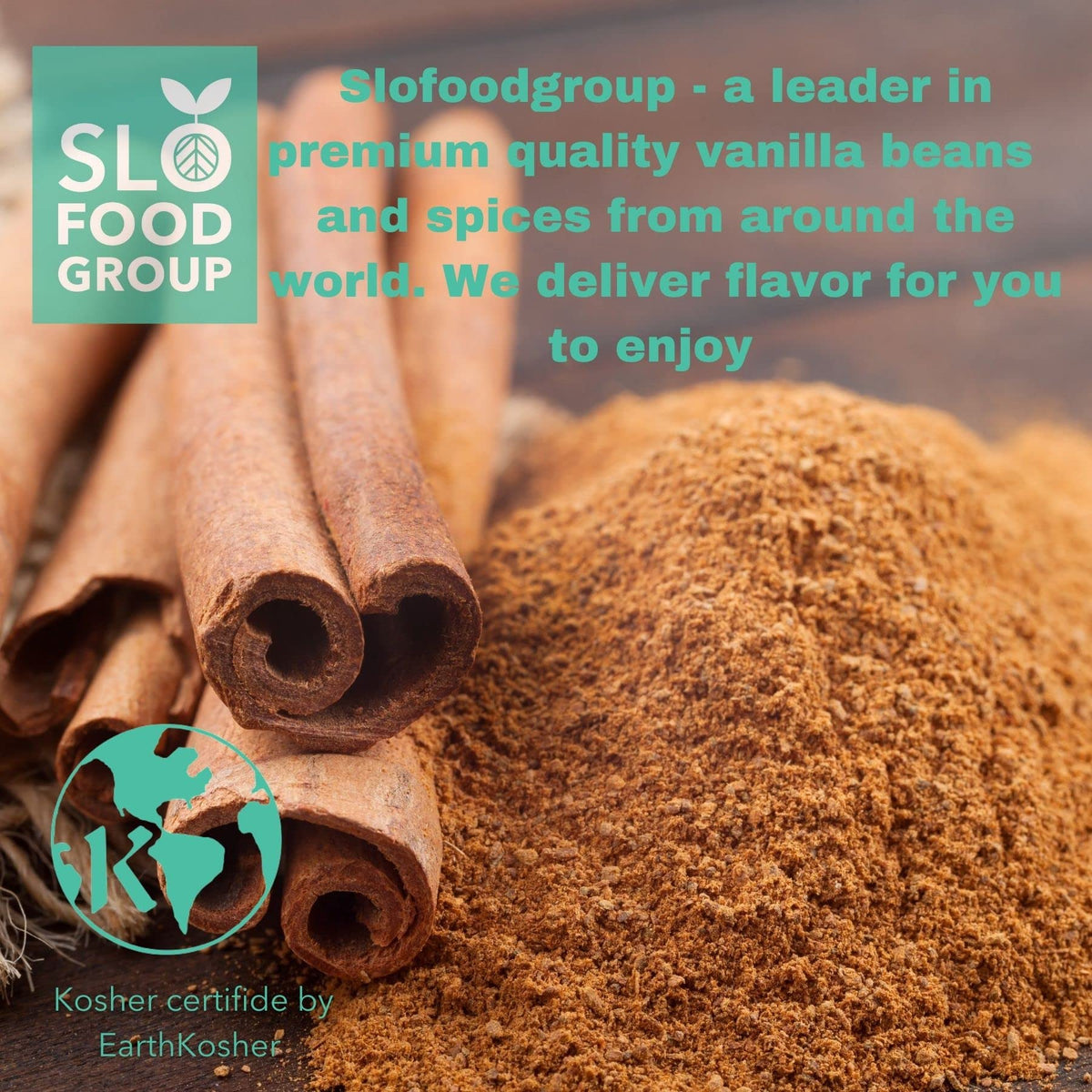 Slofoodgroup Saigon cinnamon sticks packaging shown indicating freshness