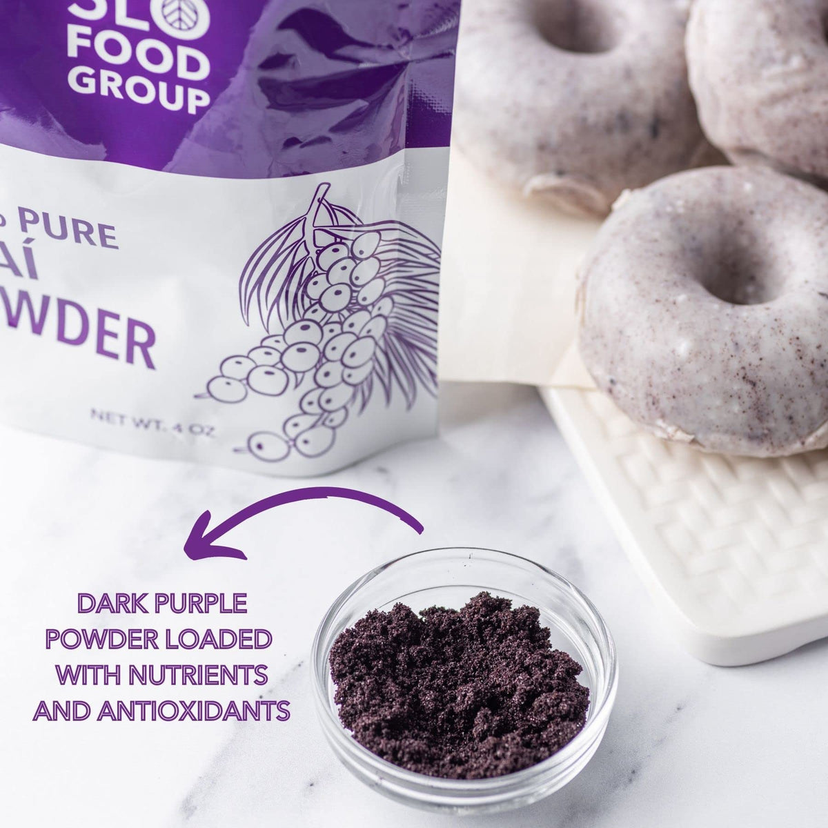 Slofoodgroup sustainable acai farming banner conveys ethical sourcing and quality