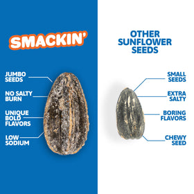 SMACKIN' Sunflower Seeds Maple Brown Sugar handful for on-the-go snacking
