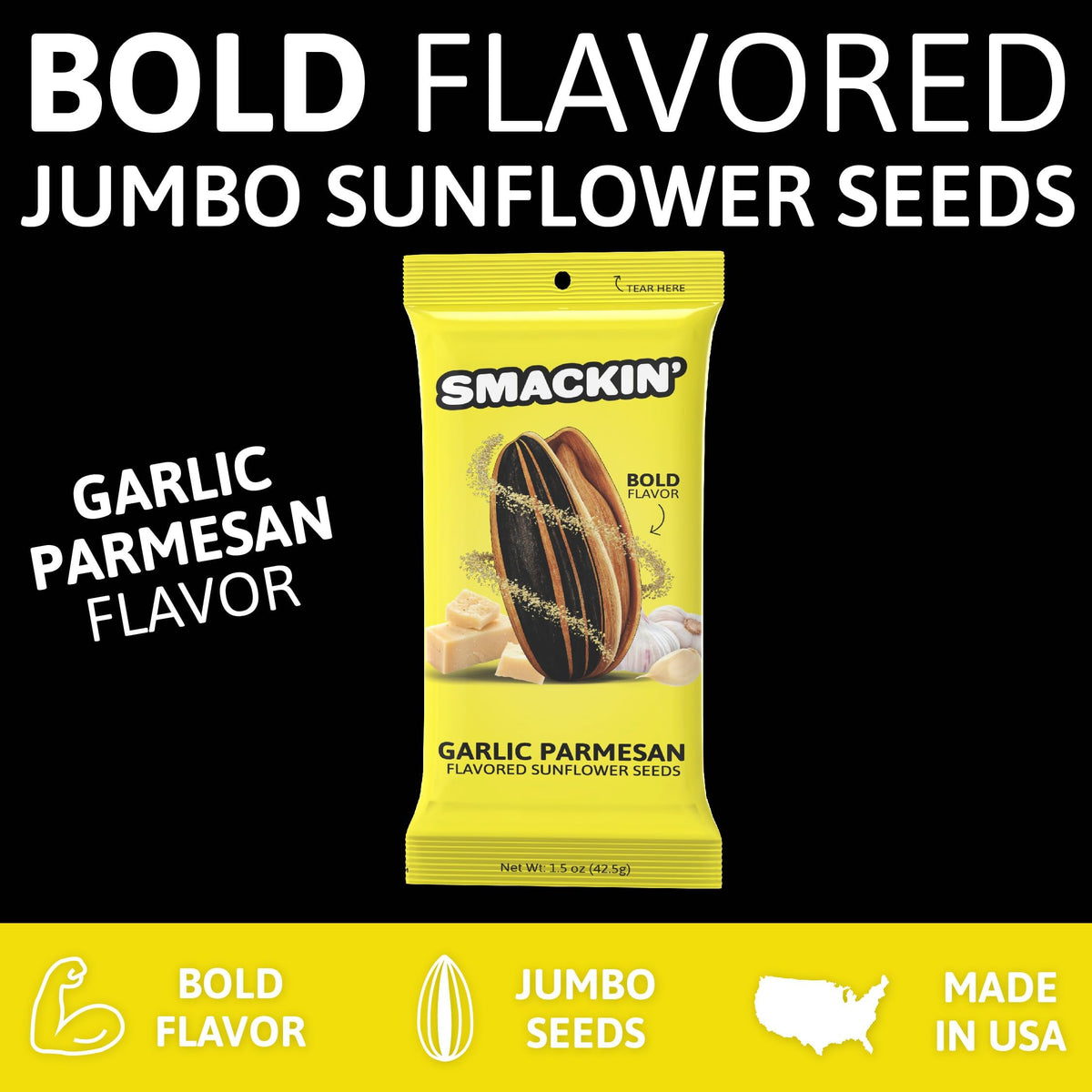 SMACKIN' Sunflower Seeds six-flavor sampler box showcases bold options for on-the-go tasting