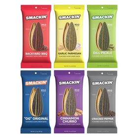 SMACKIN' Sunflower Seeds six-flavor variety offers new taste each bag