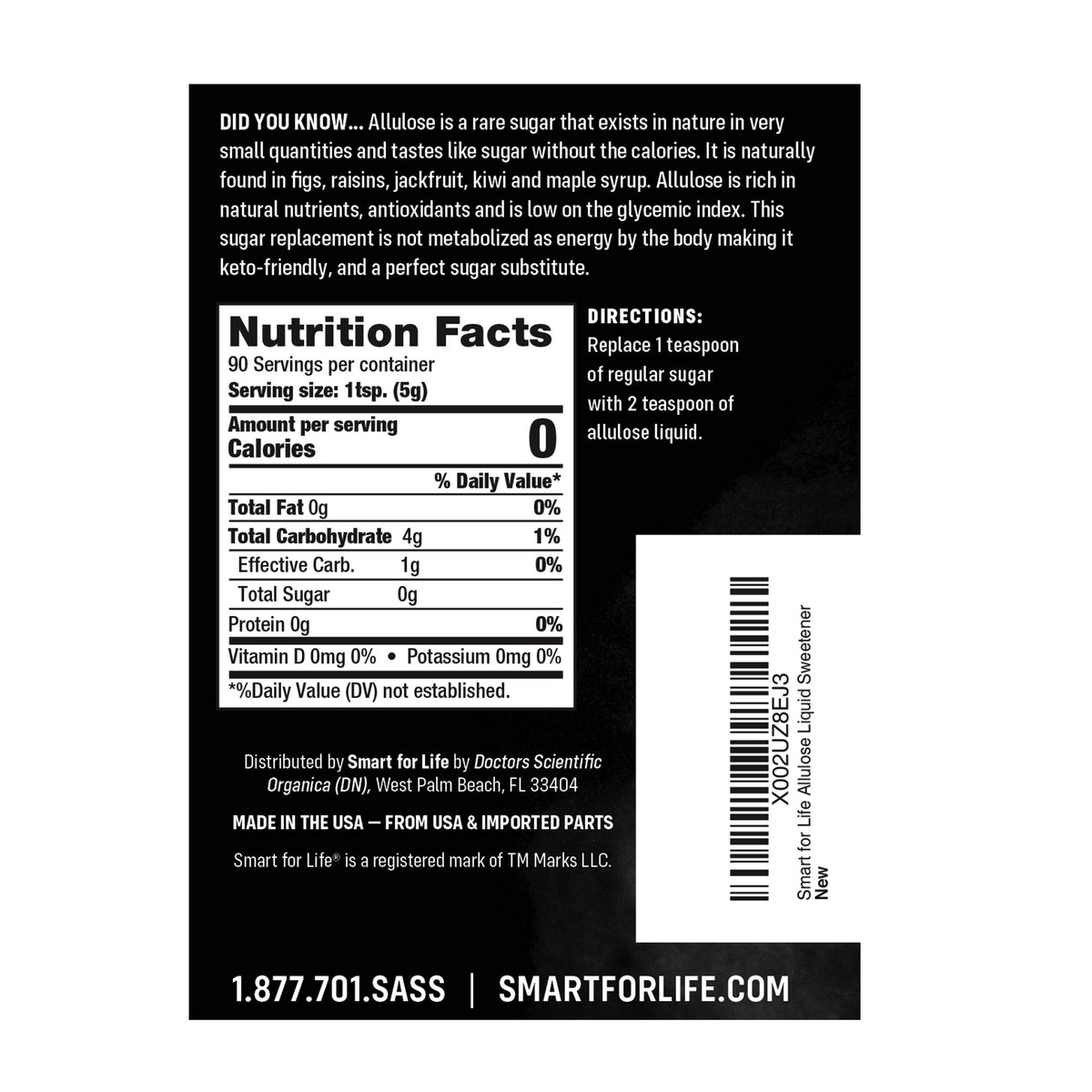 Smart for Life allulose baking and dessert use in a tray