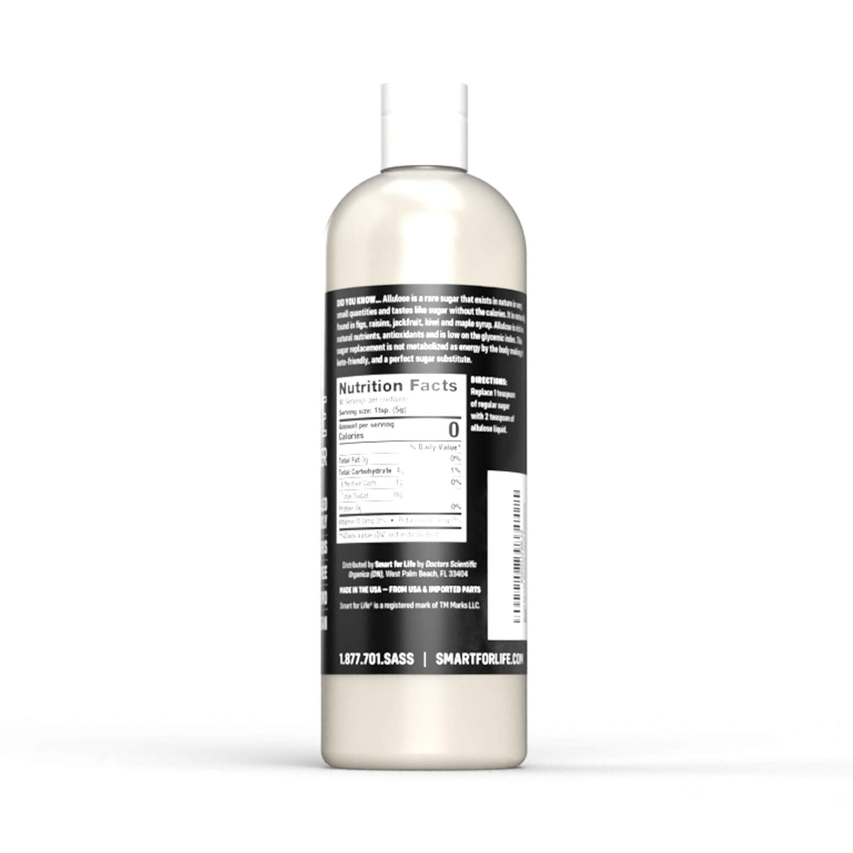 Smart for Life allulose syrup on pancakes, low-calorie option