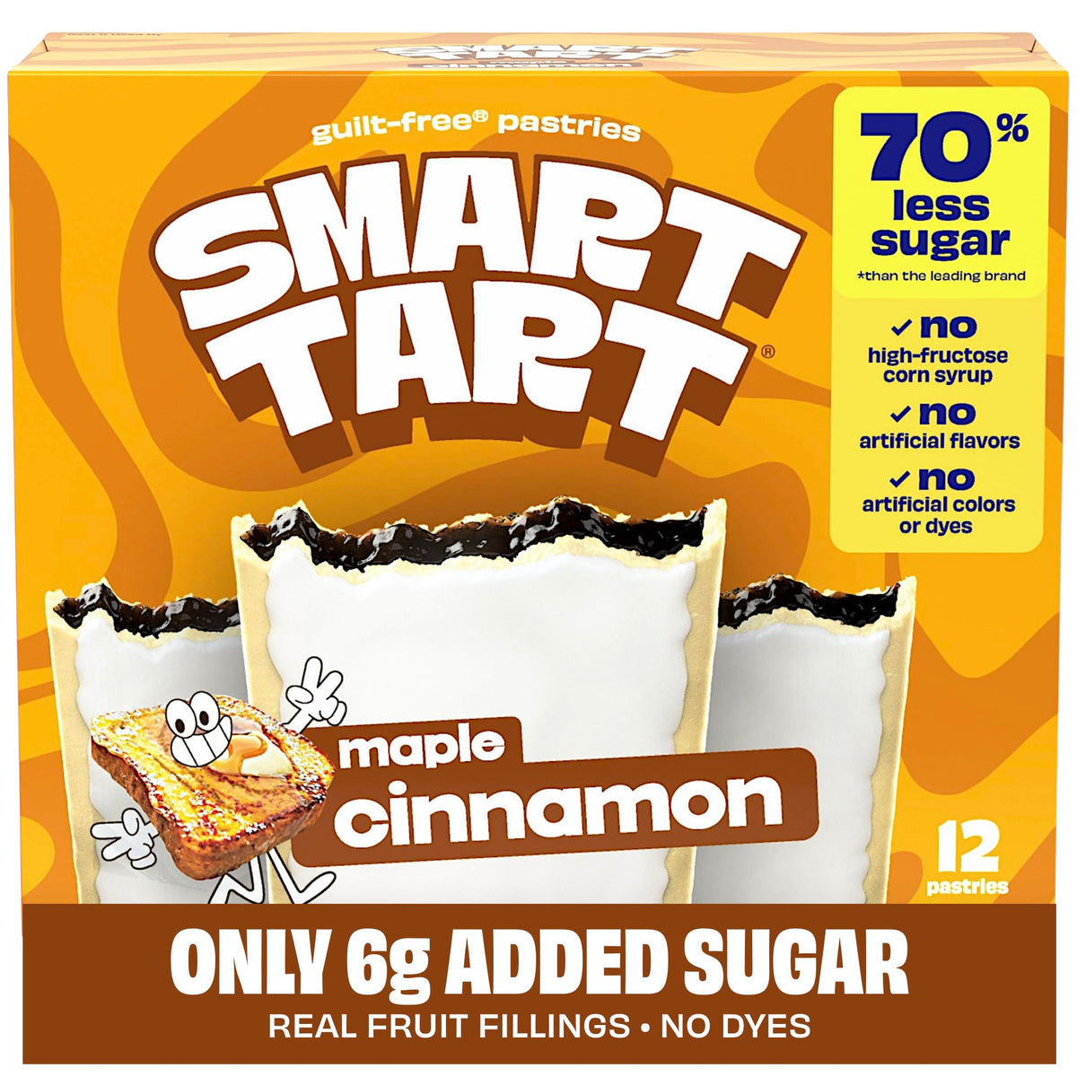 Smart Tart Maple Cinnamon pastries in a box, perfect for quick breakfast