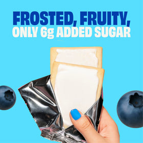 Smart Tart Wild Blueberry toaster pastry on plate for easy breakfast.