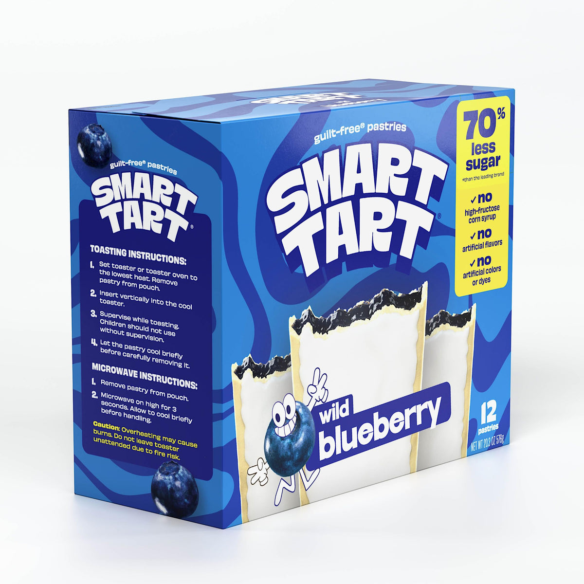 Toaster-ready Smart Tart pastries ready in minutes.