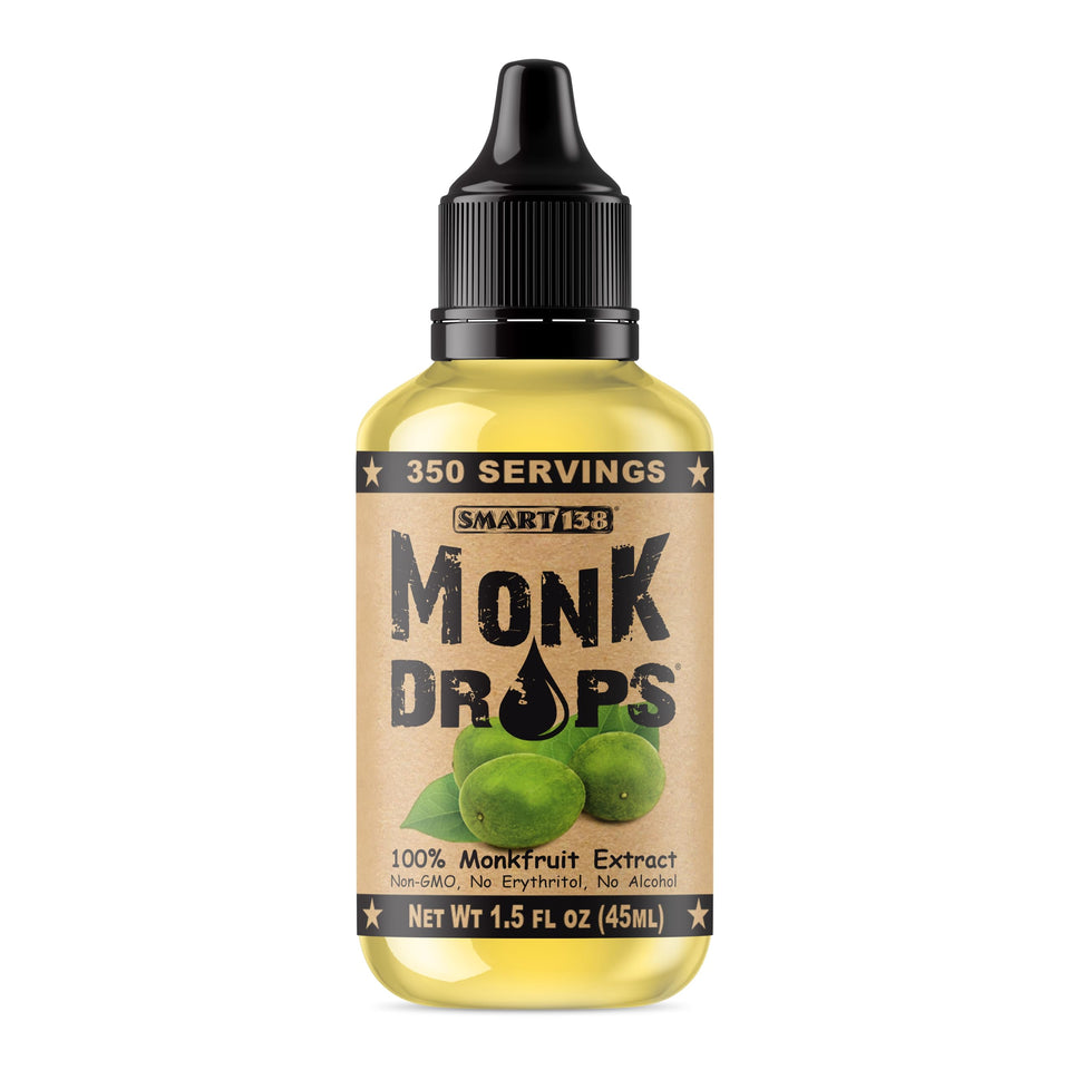 Smart138 Monk Drops bottle with child-safe cap for spill-free sweetness.