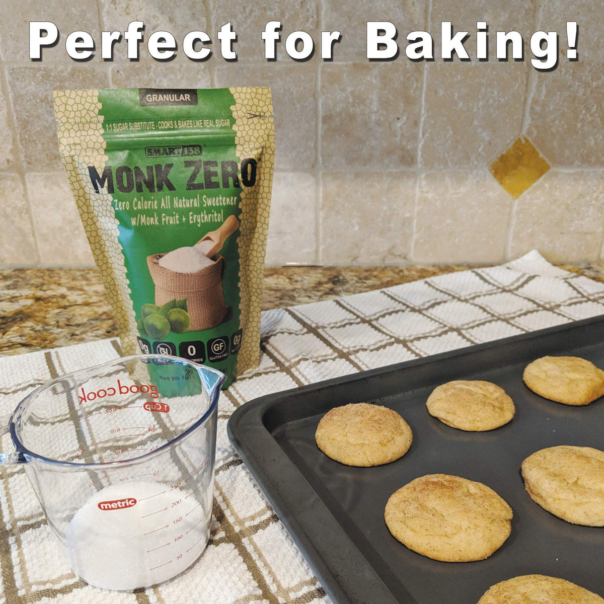 Smart138 Monk Zero baking granules for keto-friendly desserts