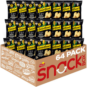 Smartfood White Cheddar popcorn bag, ideal for on-the-go snacking.