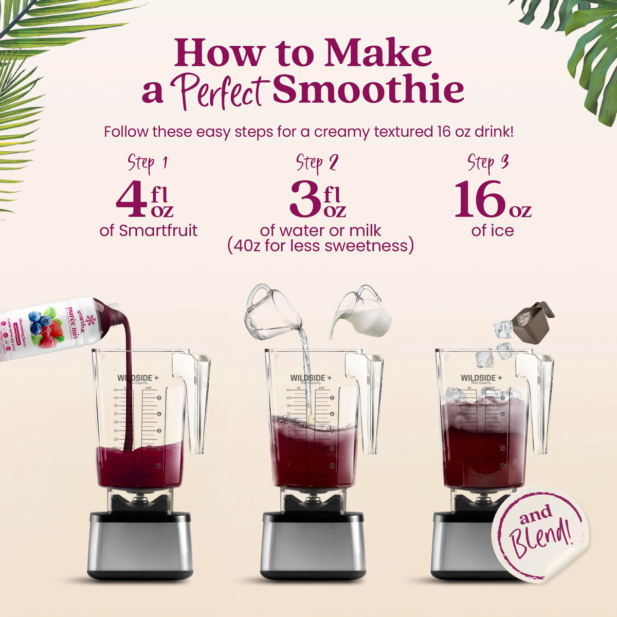 Smartfruit Blooming Berry assorted berries highlight vibrant color and natural sweetness.