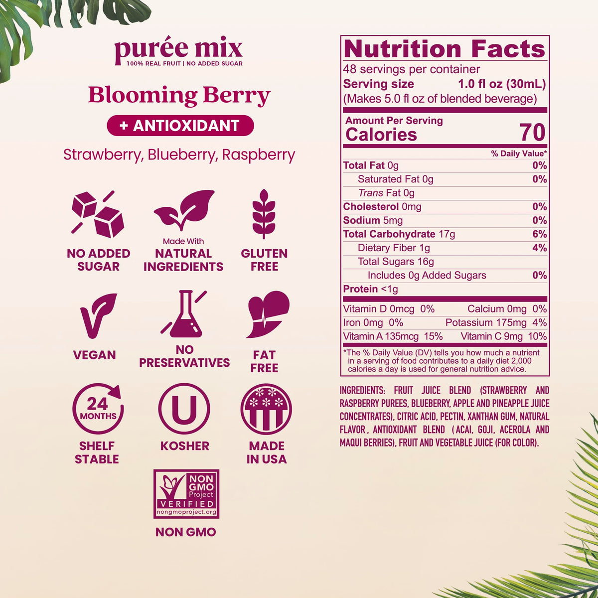 Smartfruit Blooming Berry yogurt topping shows versatile use in bowls.