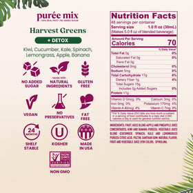 Smartfruit Harvest Greens + Detox cocktail crafted at home for flavorful sips.
