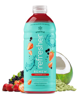 Smartfruit Renew Refresher bottle with strawberry and acai flavor for hydration