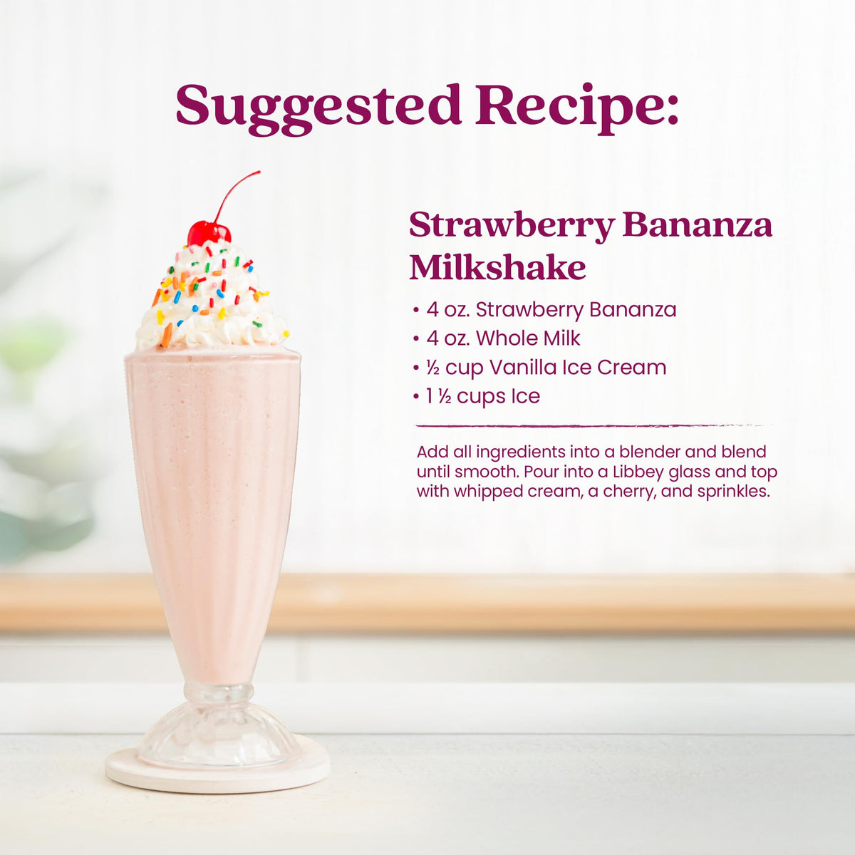 Smartfruit Strawberry Bananza cocktail setup illustrates gourmet mixability