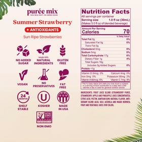 Smartfruit Puree enriched with antioxidants and nutrients.