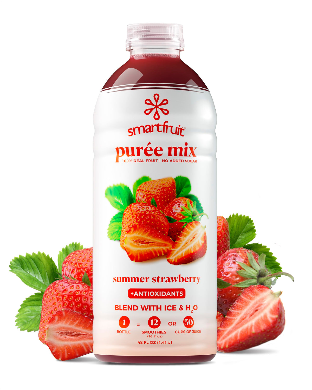 Smartfruit Summer Strawberry Purée bottle for smoothies
