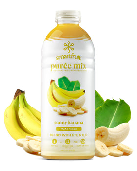 Smartfruit Sunny Banana oat fiber bottle ideal for smoothies and breakfast bowls