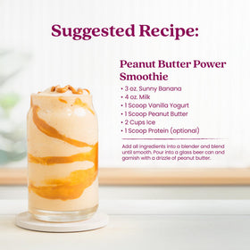 Smartfruit Sunny Banana oat fiber cocktail idea for refreshing drinks