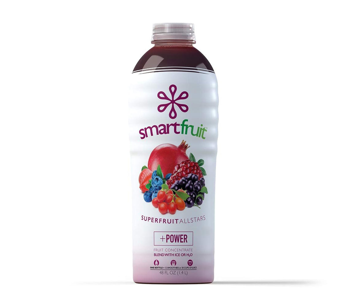 Smartfruit Superfruit All-Stars + Energy blueberry pour for smoothies