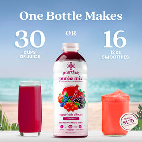 Smartfruit Superfruit All-Stars + Energy pomegranate juice pour