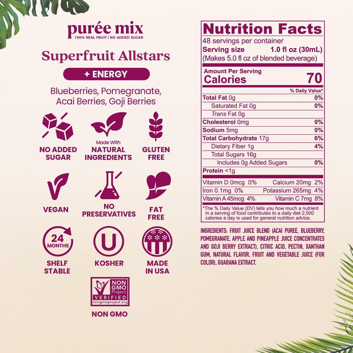 Smartfruit shelf-stable-packaging emphasizes 24-month shelf life