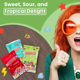 Smarties 5 oz bulk packs, convenient candy for events and gatherings.