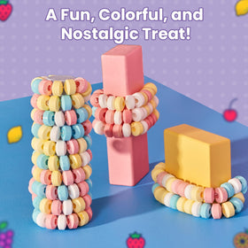 Close-up of Smarties colors showing vegan, gluten-free options