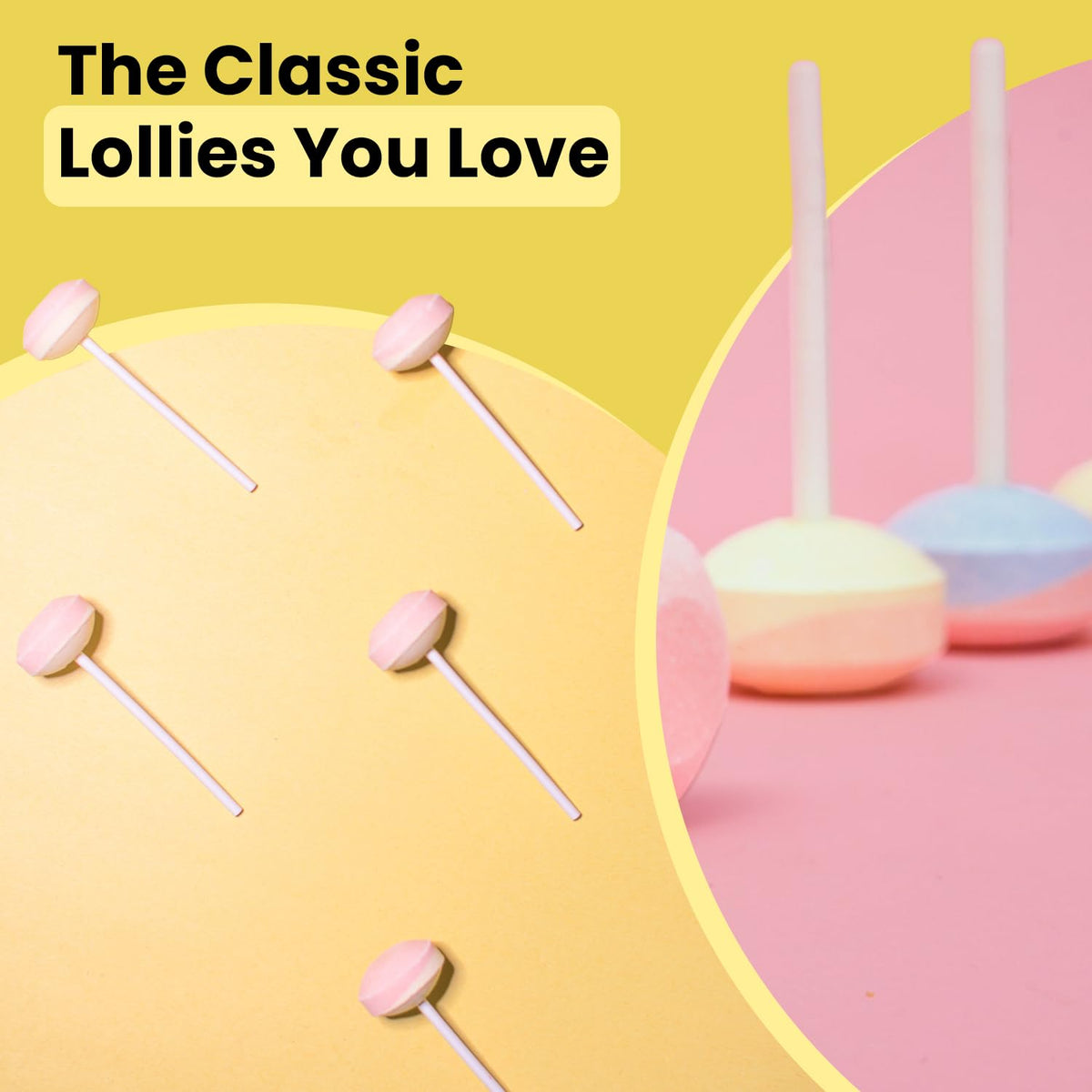 Smarties Double Lollies for holidays and parties with two flavors per pop.
