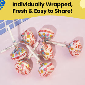 Smarties Double Lollies Mega bulk 24-count box for easy gifting.