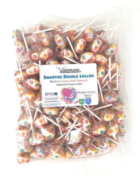 Smarties Double Lollies wrapped bulk bag for celebrations and gifting.