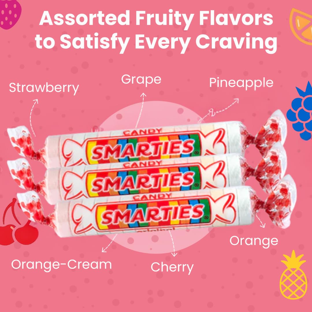 Smarties Halloween treat idea for kid-friendly celebrations.