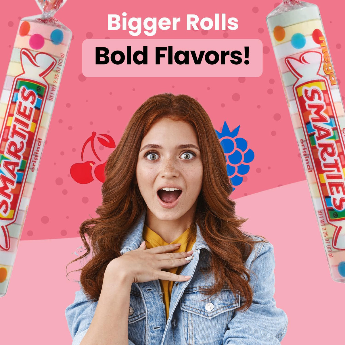 Smarties Mega Rolls individually-wrapped treats enable safe sharing at gatherings