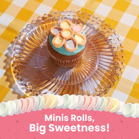 Smarties Candy Mini Rolls family heritage logo reflects decades of sweetness