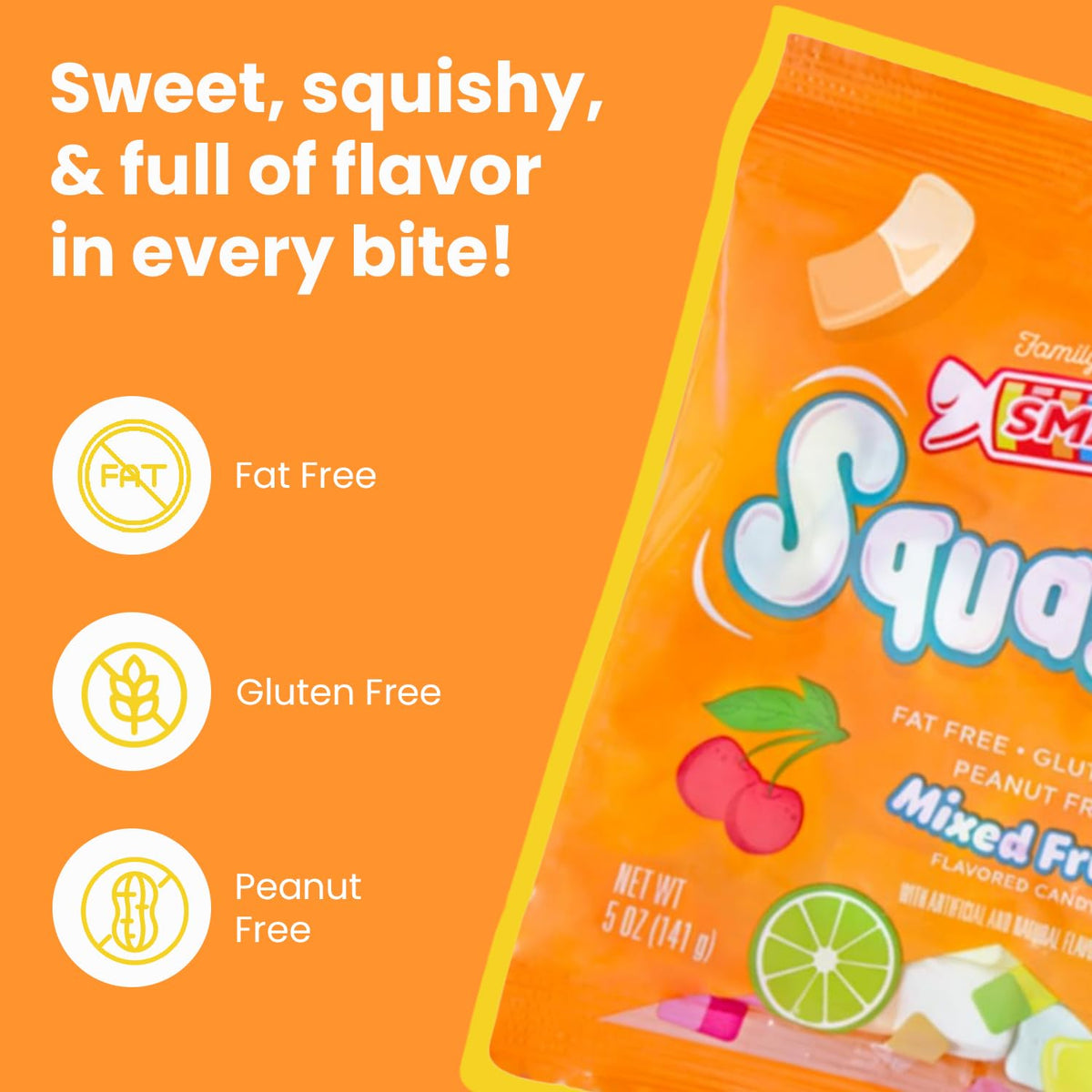 Smarties Squashies brighten candy bowls and lunchboxes with color