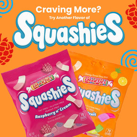 Smarties Squashies offer mixed fruit flavors like cherry and lemon