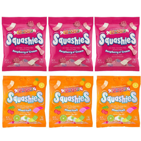 Smarties Squashies Raspberry-Cream foam marshmallows, soft and tasty for snacking