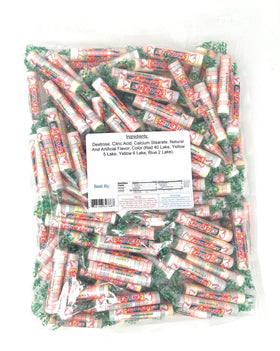 Smarties Xtreme Sour Candy closeup with bright colors and sour coating for snacking