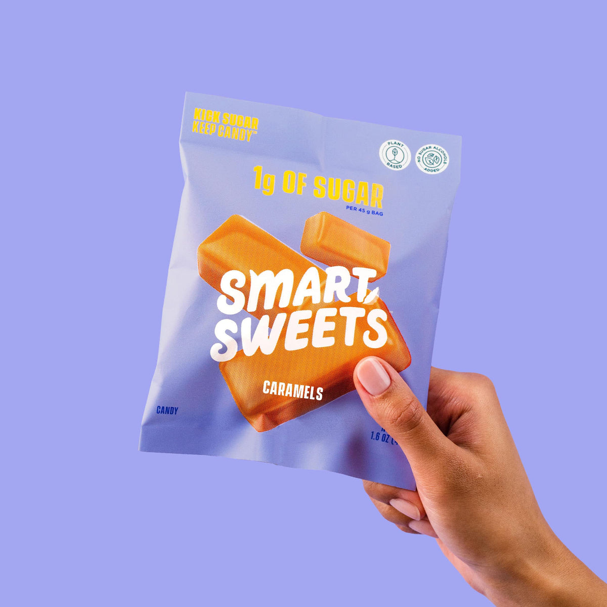SmartSweets Caramel Candies snack-idea scenario for lunchboxes and road trips