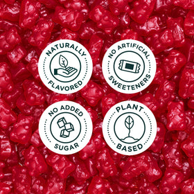 SmartSweets Cinnamon Bears close-up texture highlighting chewy, plant-based satisfaction