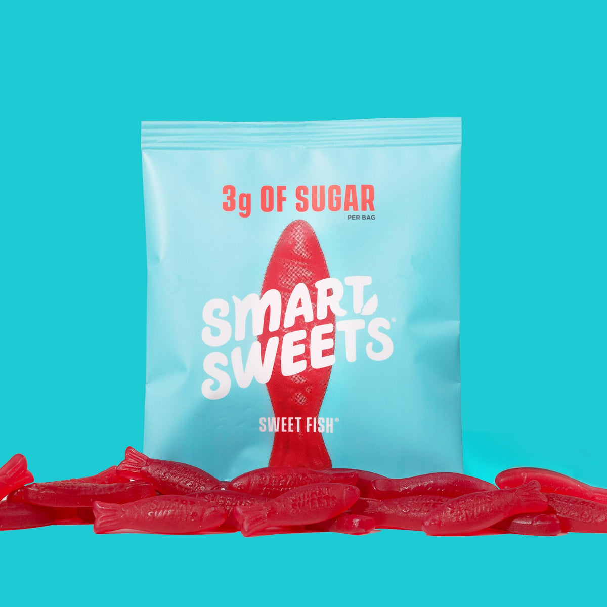 SmartSweets Sweet Fish pack of six offers a convenient, shareable treat