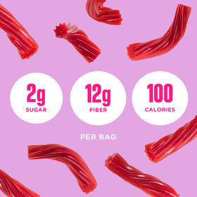 12-pack display showing convenient portion control of Red Twists.